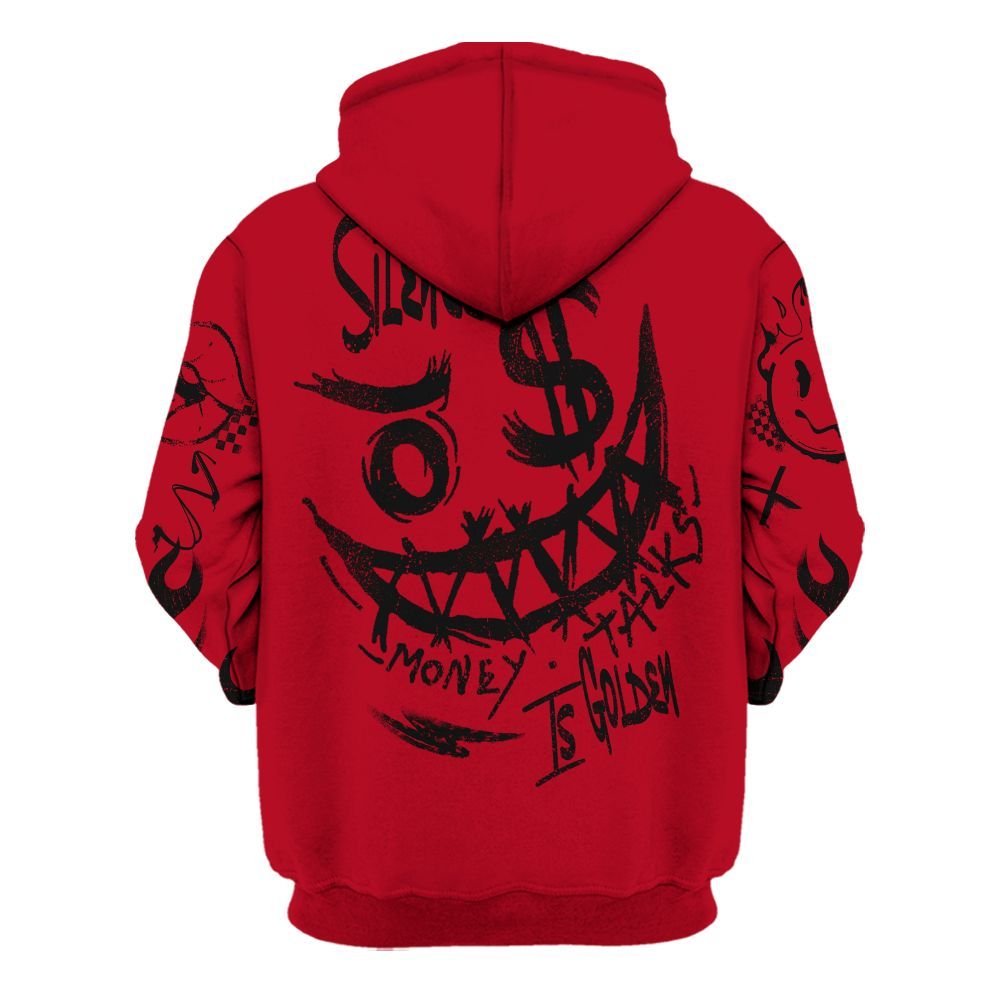 Hoodie To Match Air Griffey Max Black Red Navy Blue 1s - Mouth Burning Street Style All Over Print