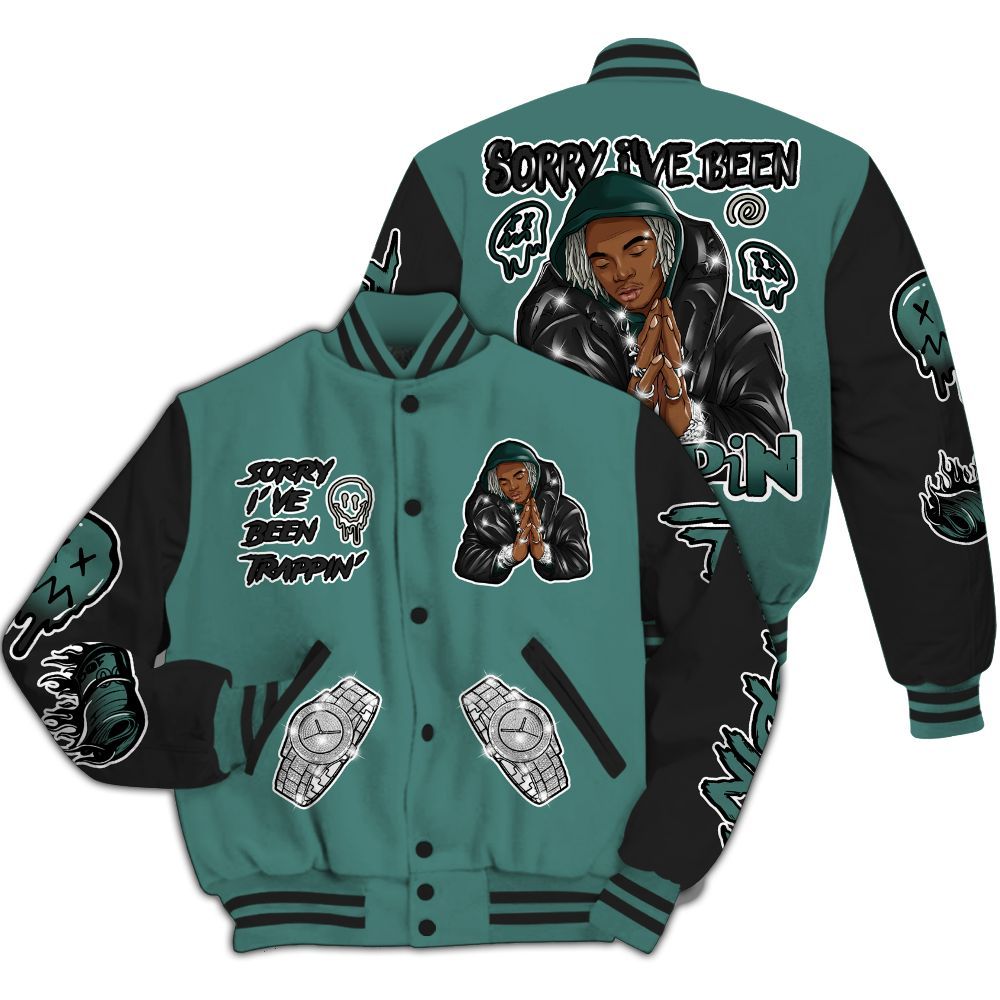 Varsity Jacket To Match Grandma's Driveway 4s - Trappin' Unique All Over Print