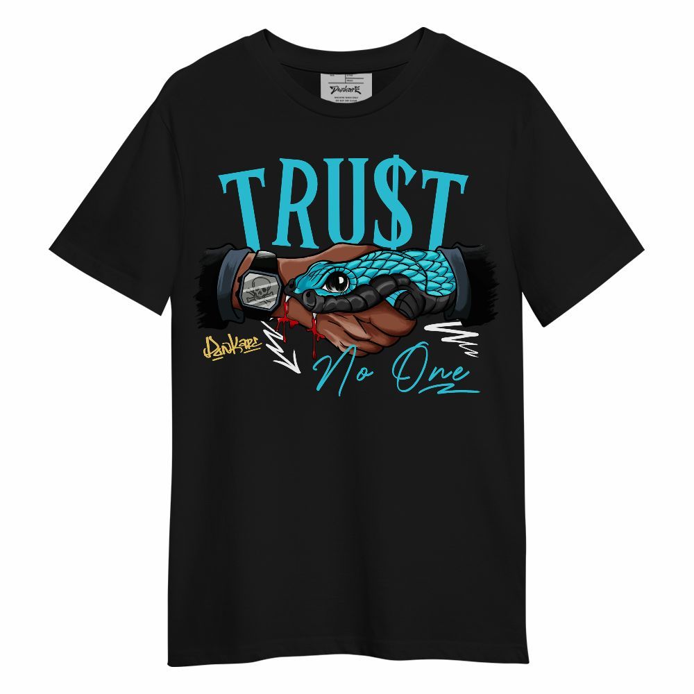 Shirt To Match Retro Gamma Blue 11s - Snake Trust No One Graphic