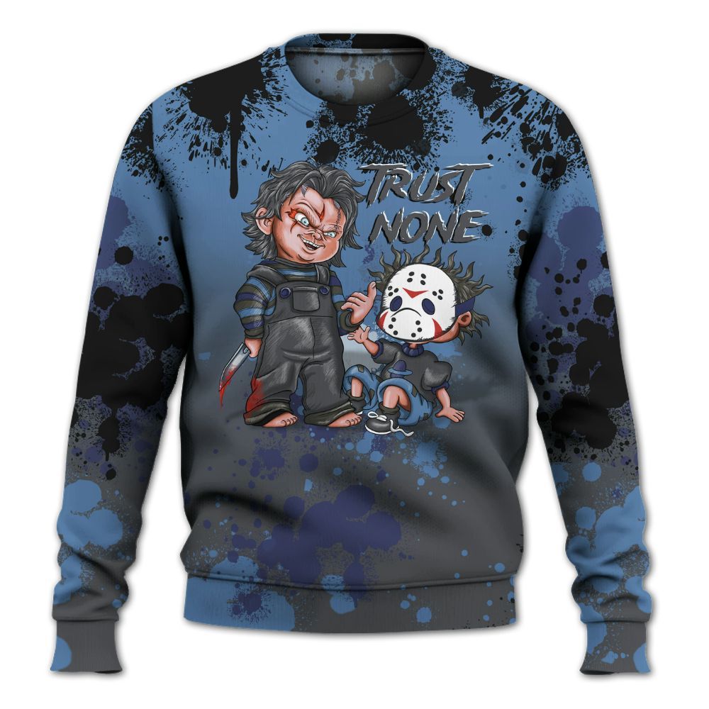 Sweatshirt To Match Air Max 95 Stash - Trust No One Scary All Over Print