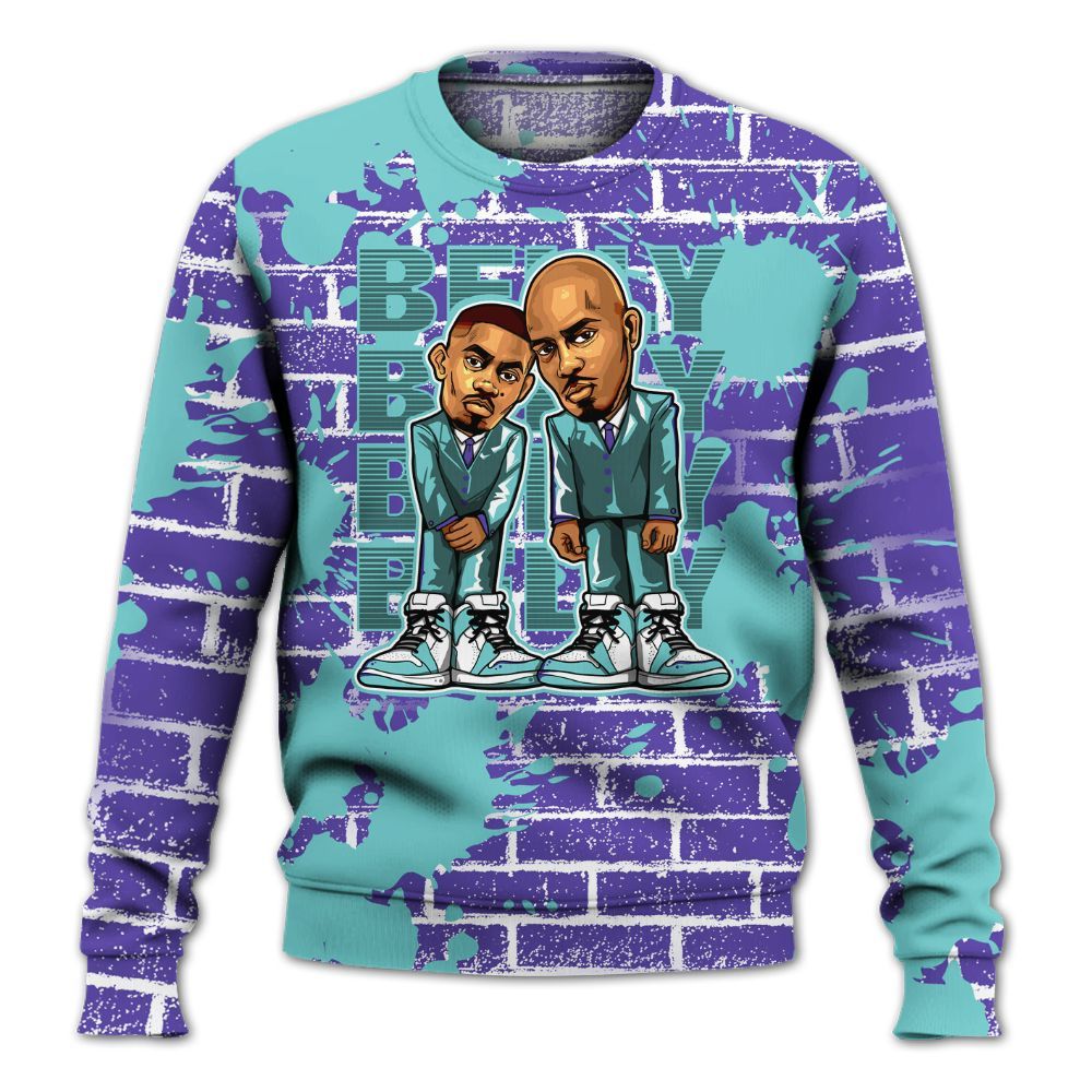 Sweatshirt To Match Low Hornets 1s - Belly Sneakers Graphic Halloween All Over Print