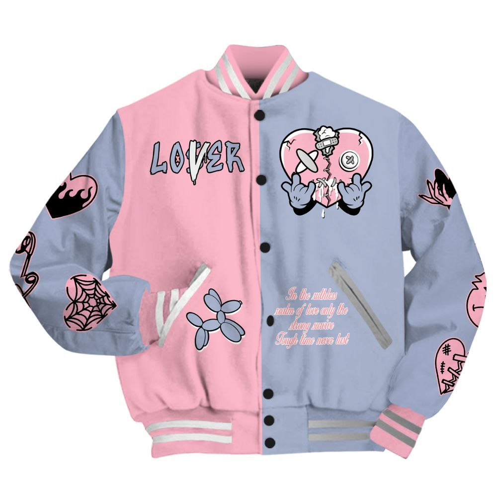 Varsity Jacket To Match Retro 35th Anniversary 5s - Loser Lover Heartbreak All Over Print