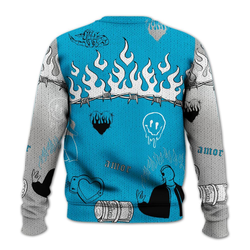 Sweater To Match Ja 3 Jurassic Park Metallic Silver - Snake Trust No One Graphic