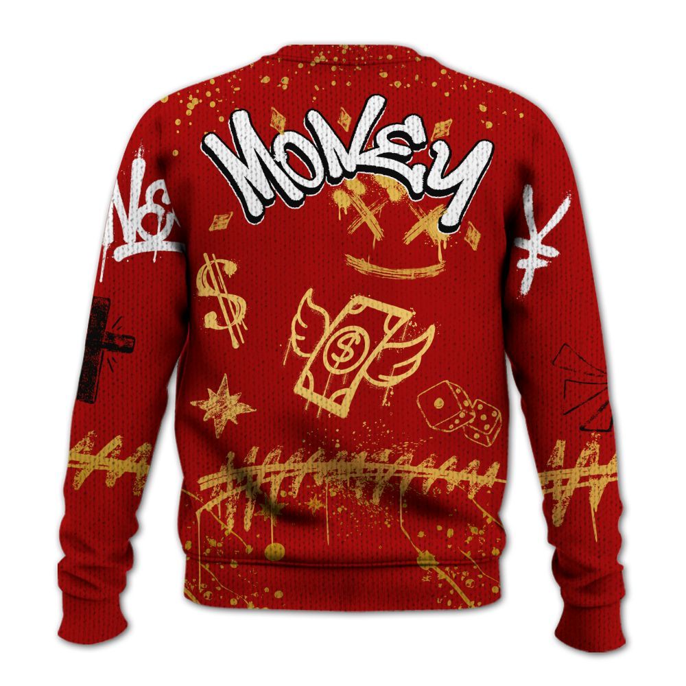 Sweater To Match OG Low Last Dance At The Garden 1s - Everybody Paid In Full Crayon Graphic