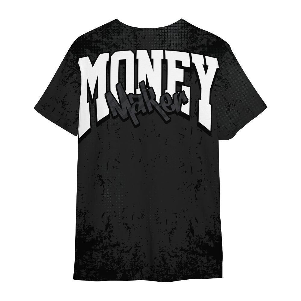 Shirt To Match Black Cat 3s - Move In Silence Money Street Retro All Over Print
