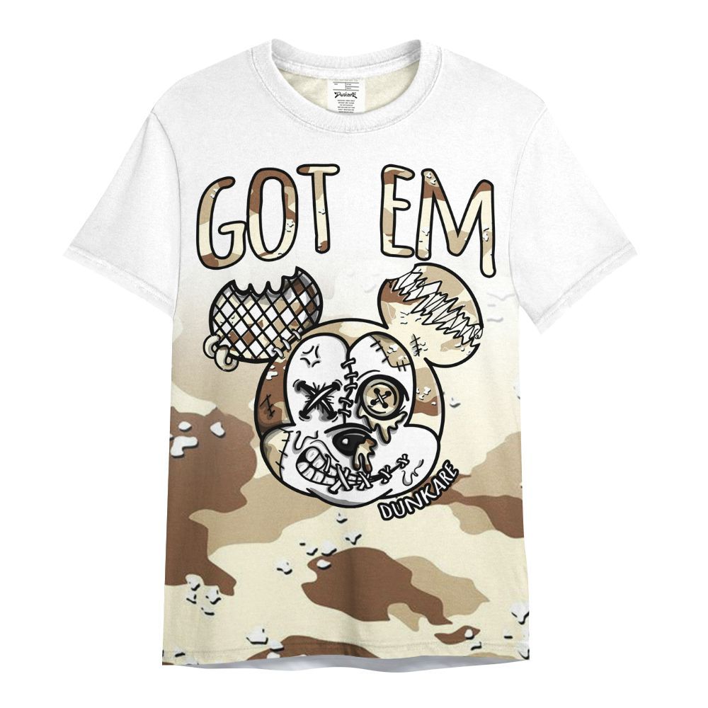 Shirt To Match Desert Camo 3s - Got Em Dripping All Over Print