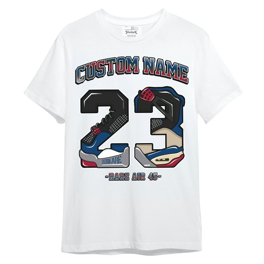 Shirt To Match Rare Air 4s - Number 23 Custom Name Graphic