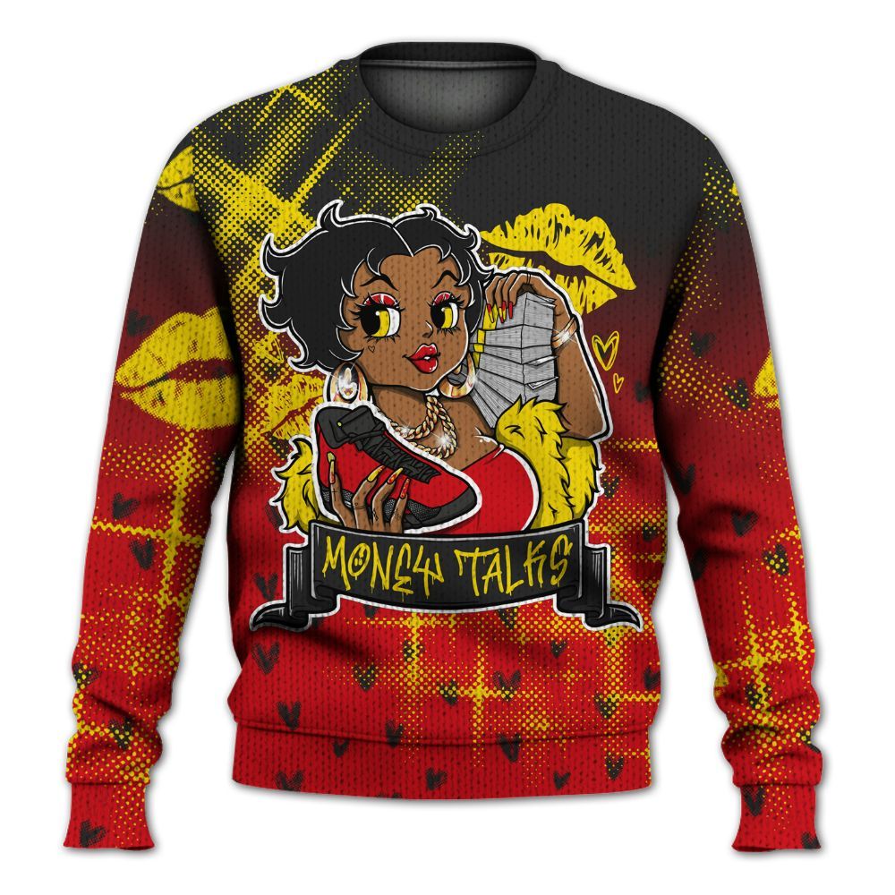 Sweater To Match Ferrari 14s - Moneys Talks Girl Graphic