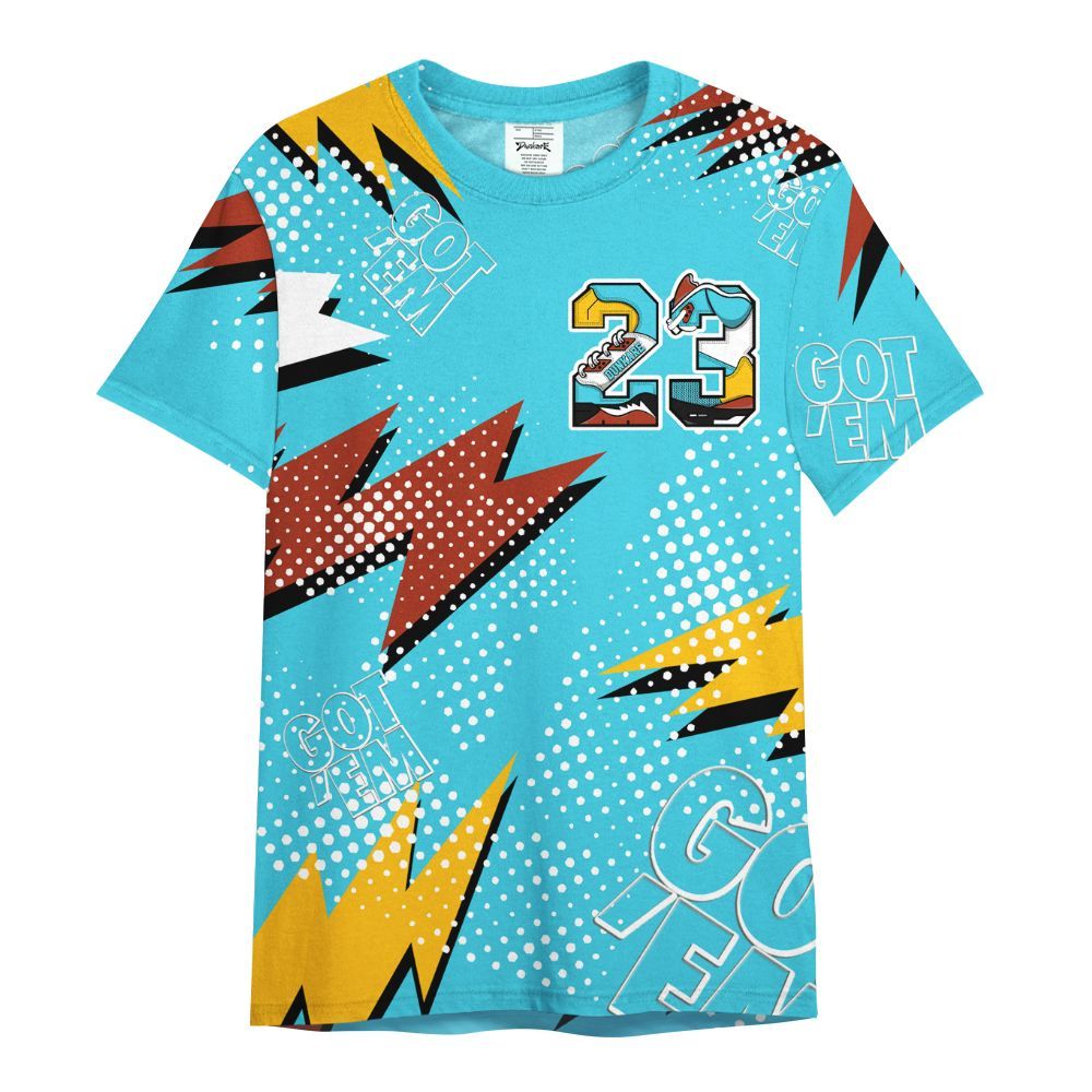 Shirt To Match SB Dunk Di'Orr Greenwood - Custom Name Number 23 5s All Over Print