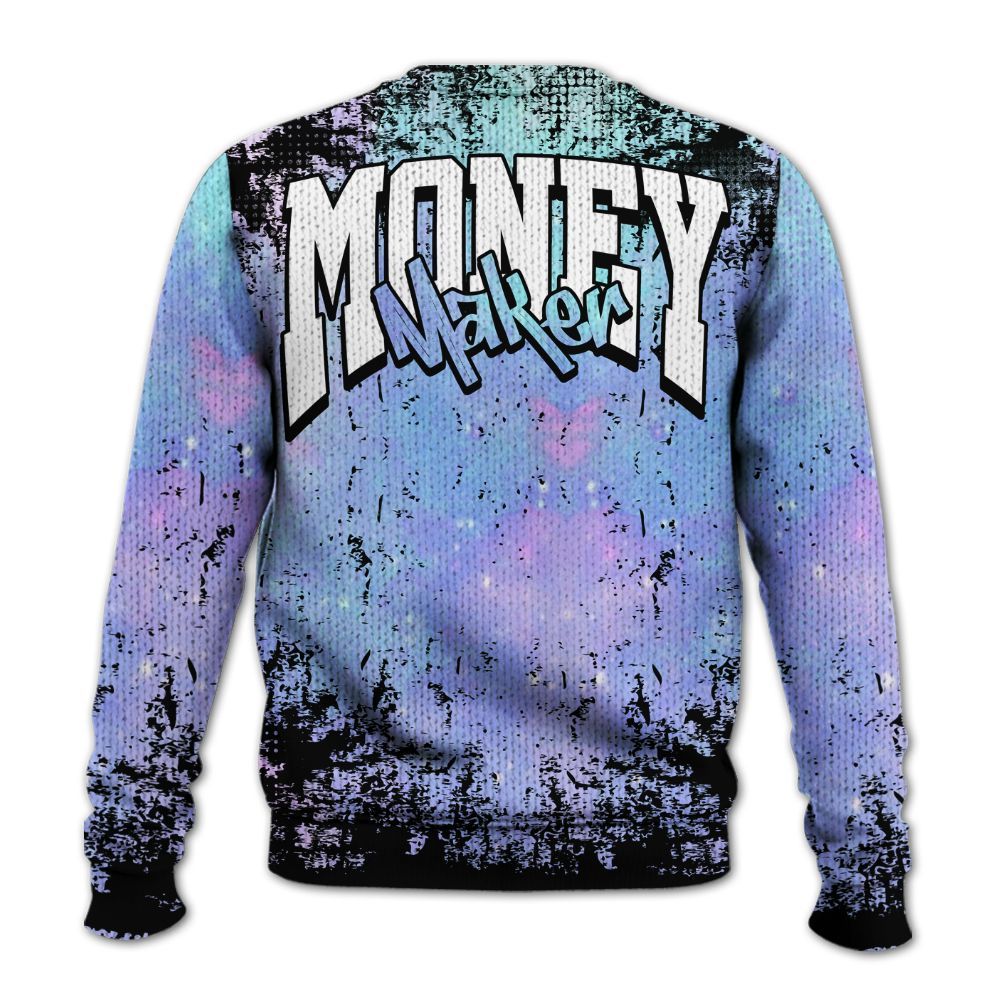 Knitted Sweater To Match Zen Master 4s - Move In Silence Money Street Retro