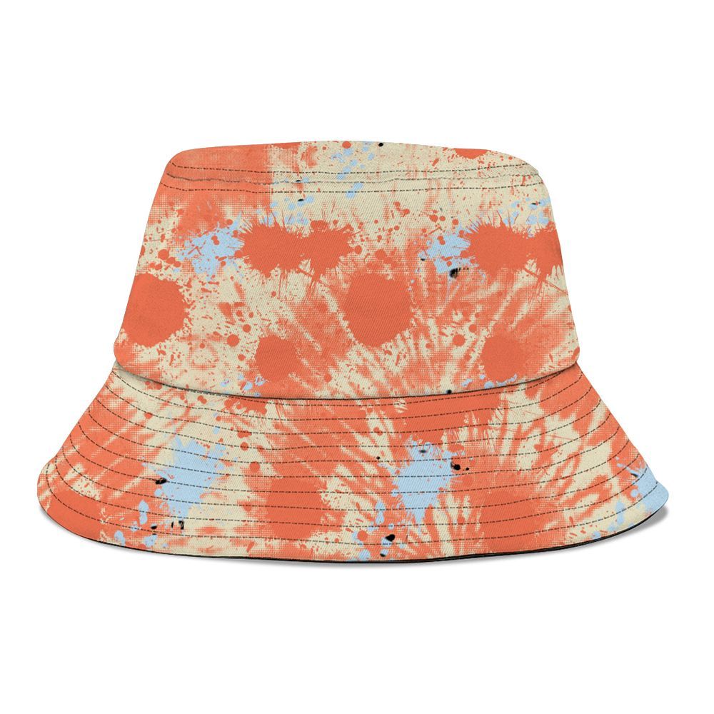 Bucket Hat To Match DJ Khaled Crimson Bliss 5s - Tie Dye Graphic