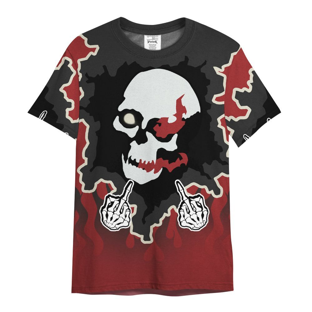 Shirt To Match High 85 Bred 1s - F Around Find Out Graphic Trapped All Over Print