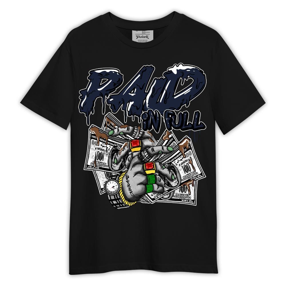 Shirt To Match Midnight Navy 13s - Paid In Full Settled Shirt Outfit