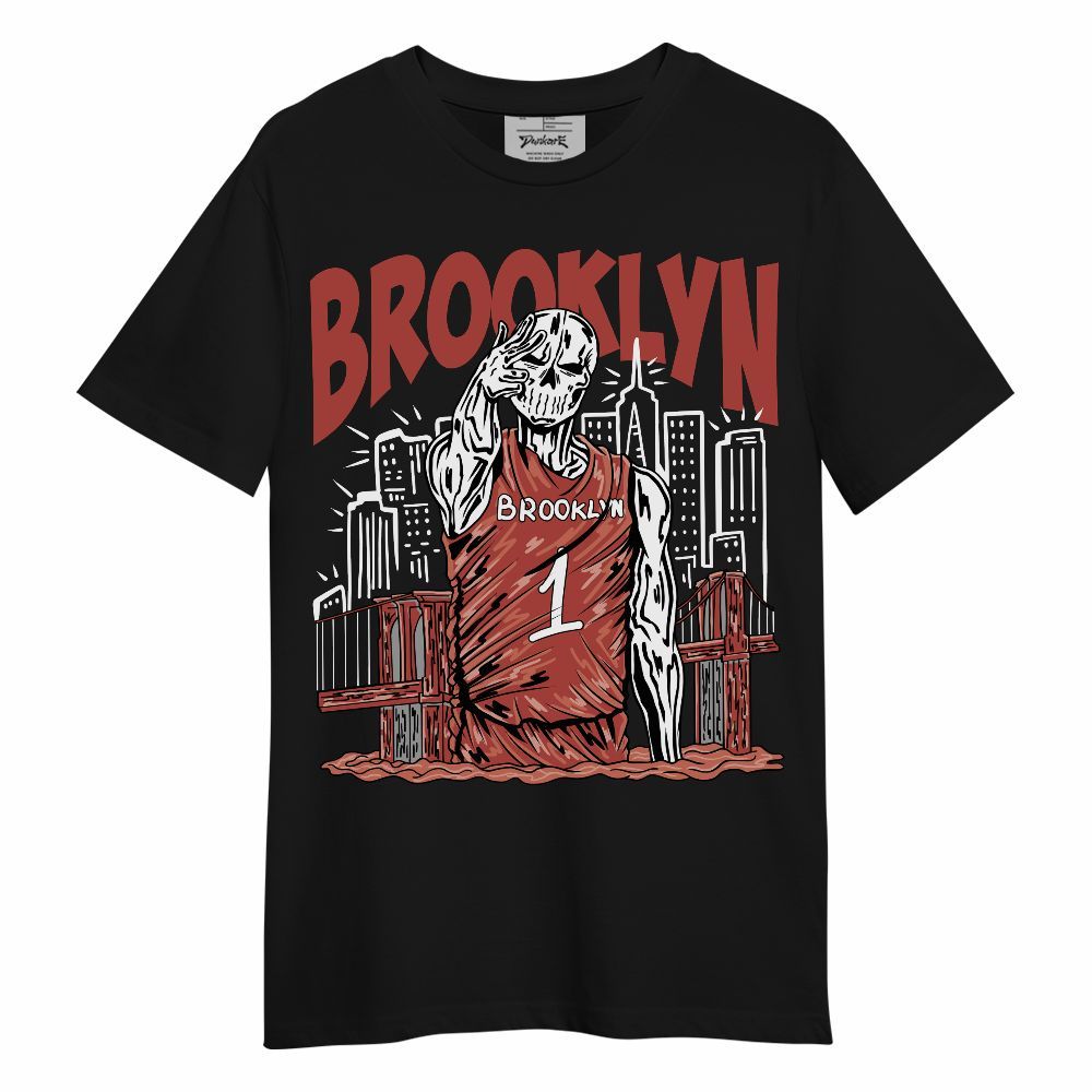 Shirt To Match Dune Red 13s - Brooklyn's Skeleton Unisex Shirt