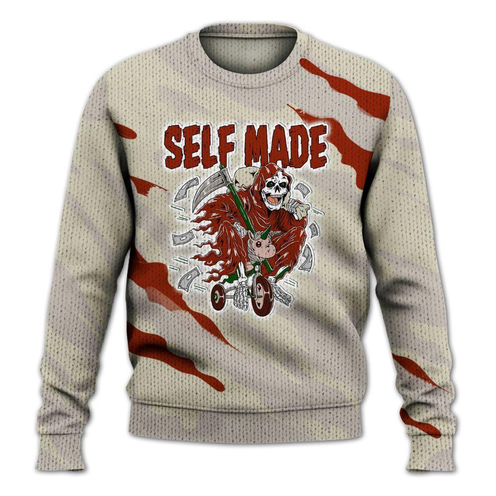 Knitted Sweater To Match El Grito 5s - Self Make Skeleton Colored