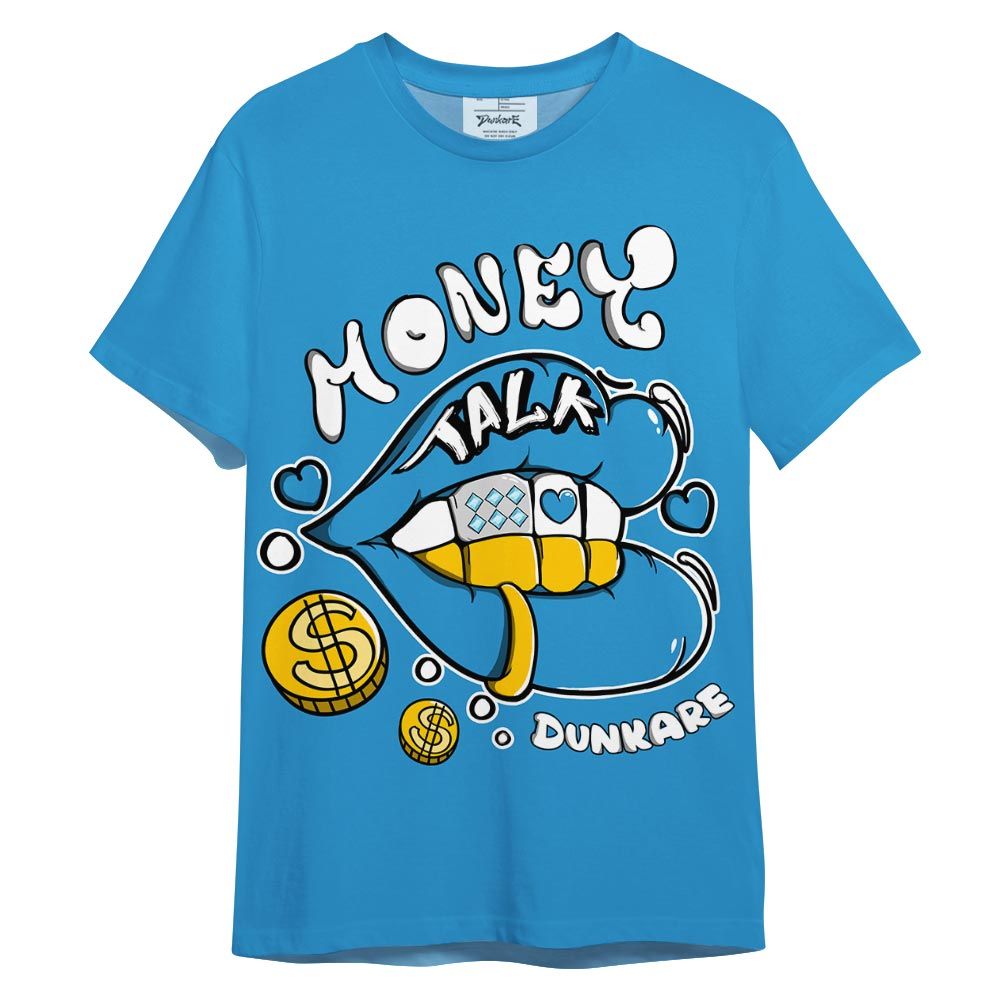 Shirt To Match Powder Blue 9s - Lips Money Talk Shirt 3D Graphic Outfit 0705 LGH