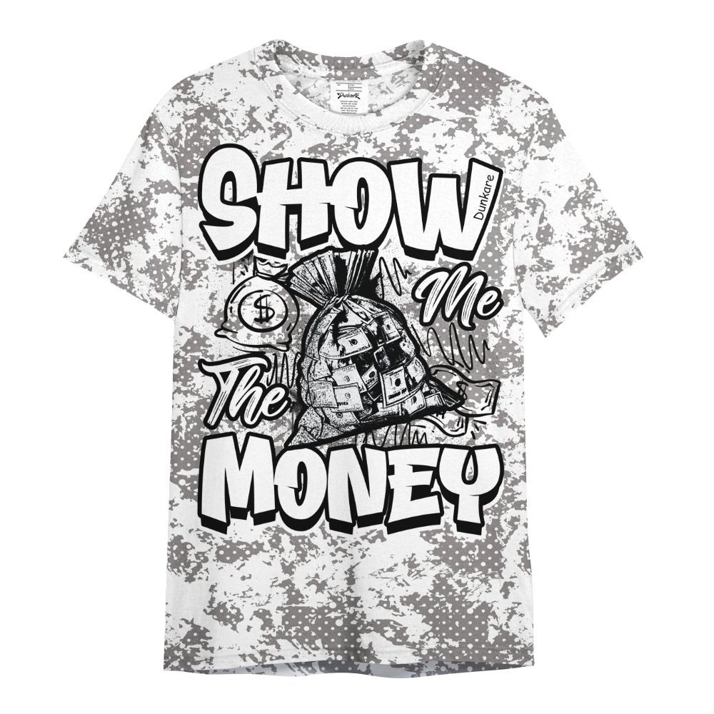 Shirt To Match Cool Grey 11s - Show Me The Money Retro All Over Print