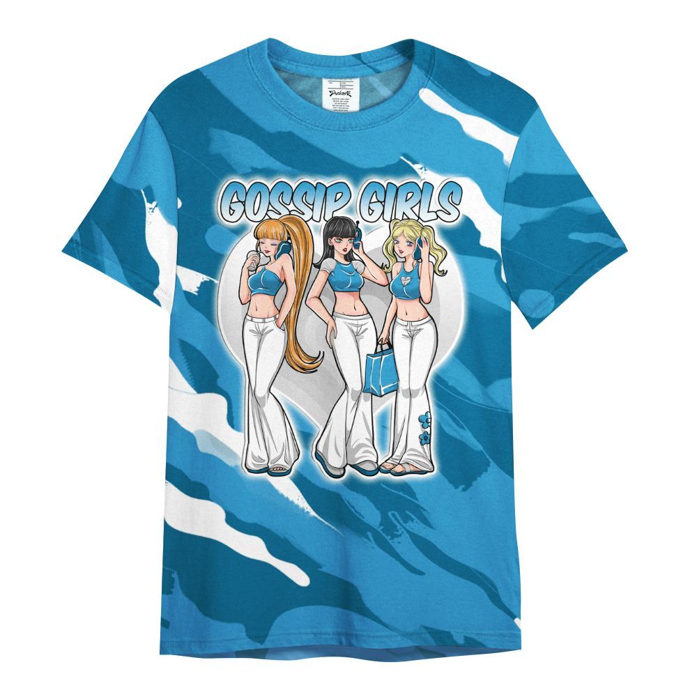 Shirt To Match Powder Blue 9s - Gossip'Girls All Over Print