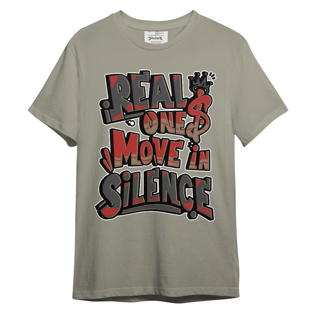 Shirt To Match Olive 9s - Ones Move In Silence Graphic Unisex Shirt