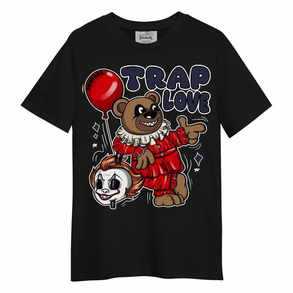 Shirt To Match Low OG Howard University 1s - Trap Loves Bear Unisex Shirt