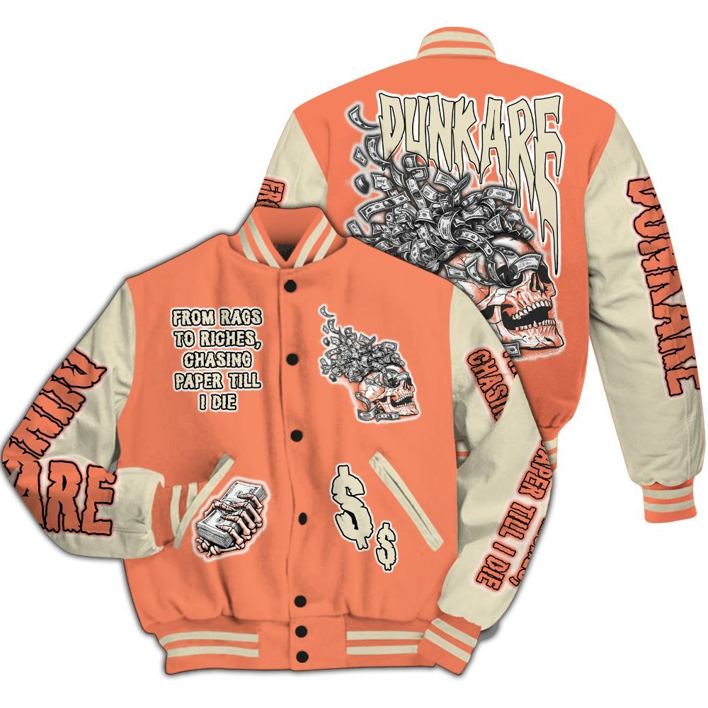 Varsity Jacket To Match DJ Khaled Crimson Bliss 5s - From Rags To Riches All Over Print