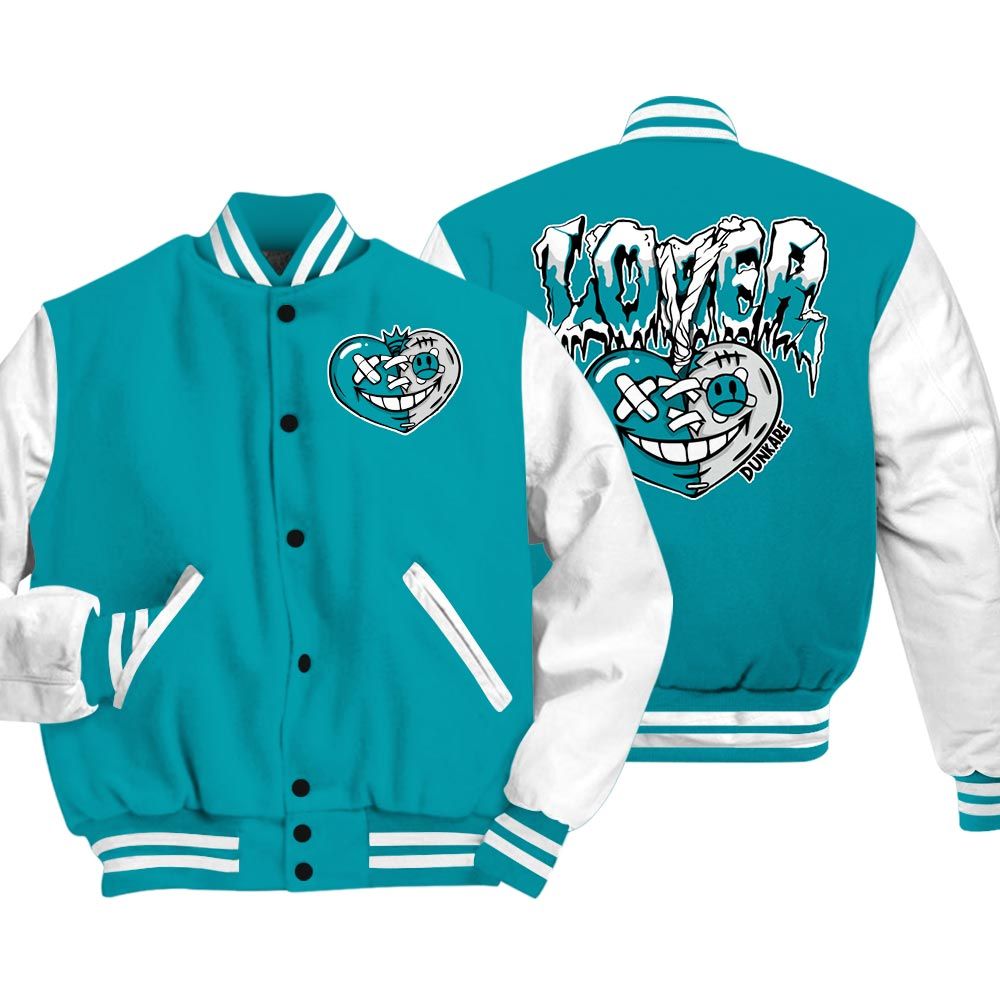 Varsity Jacket To Match Oxidized Green 4s - Love Loser Varsity Jacket Unisex 0905 PAT
