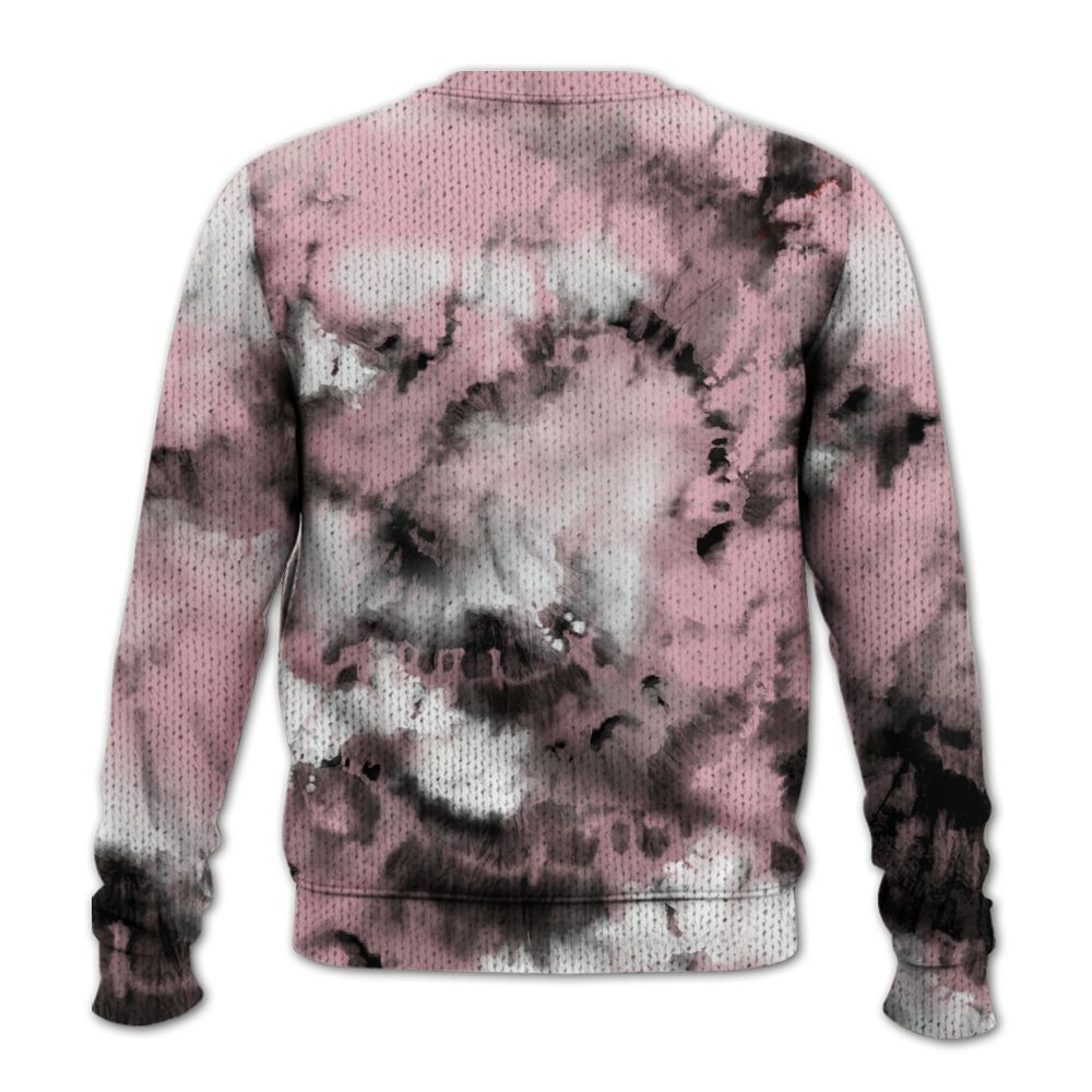 Knitted Sweater To Match Air Max DN Pink Foam - God Blessed Tie Dye