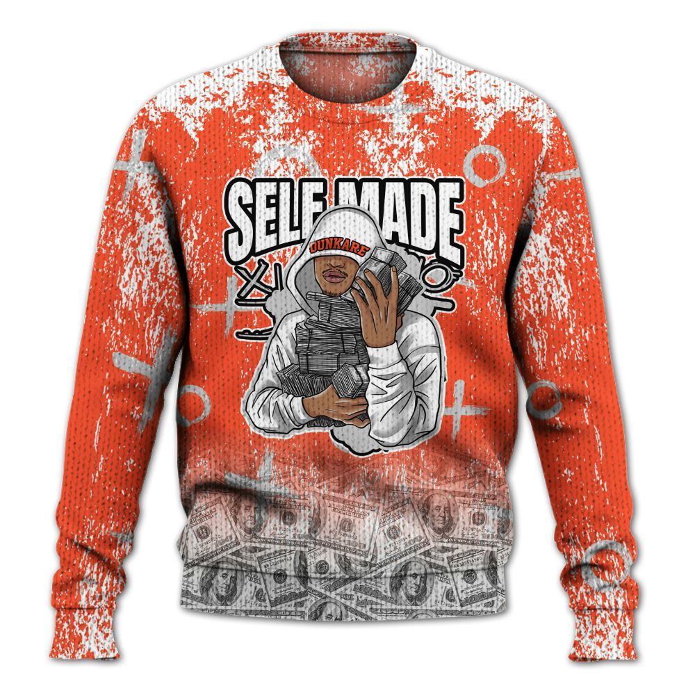 Knitted Sweater To Match Air Max 1 86 Cosmic Clay - Selfmade Unique Grunge