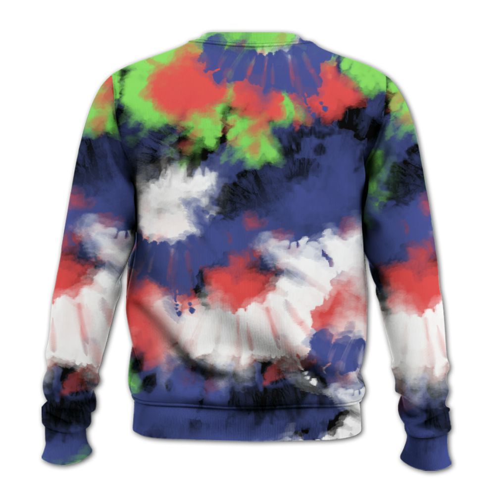 Sweatshirt To Match KD 4 Nerf - Tie Dye FK Around Find Out All Over Print