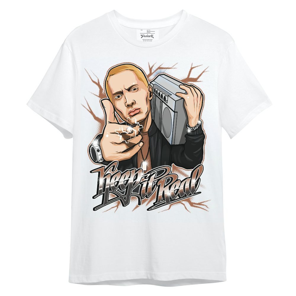 Dunkare Air Foamposite Metallic Copper Shirt - Keeping Real Rapper Shirt Graphic Unisex Shirt