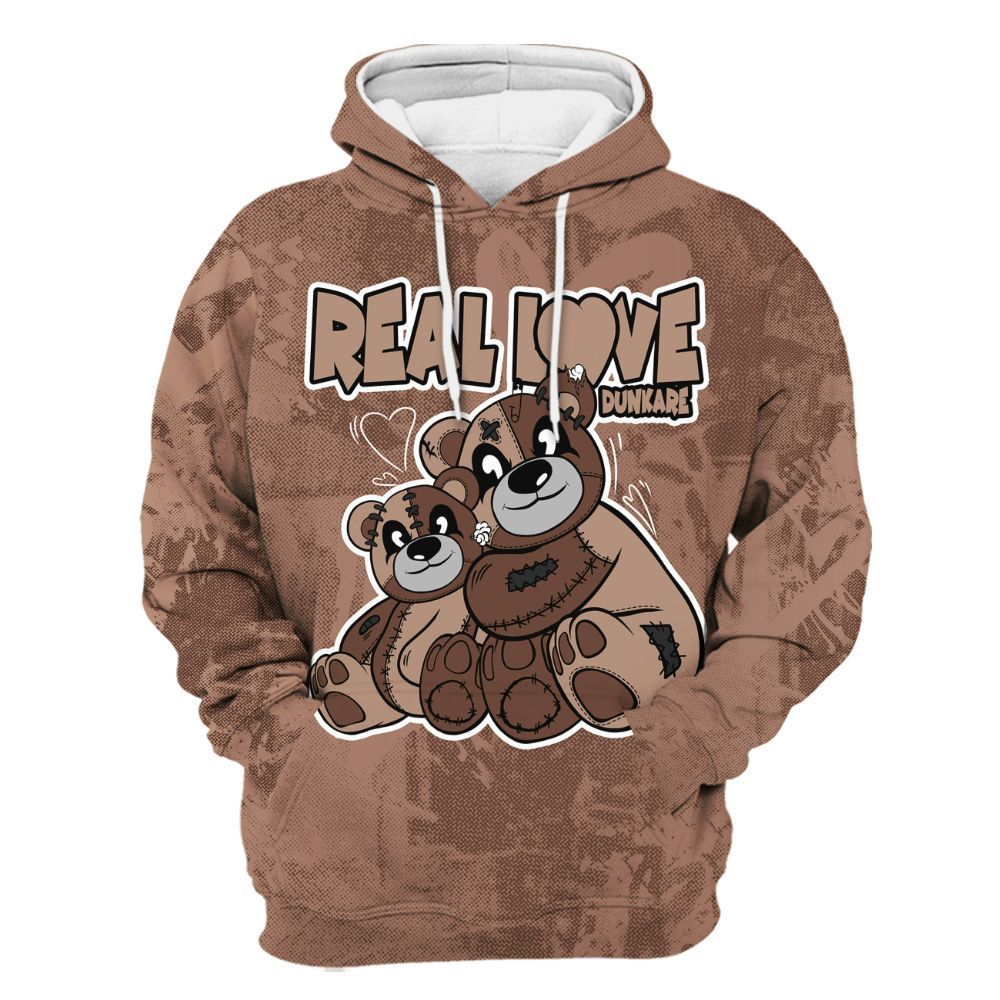 Hoodie To Match KD 4 Christmas - Sincere Fondness Bear All Over Print