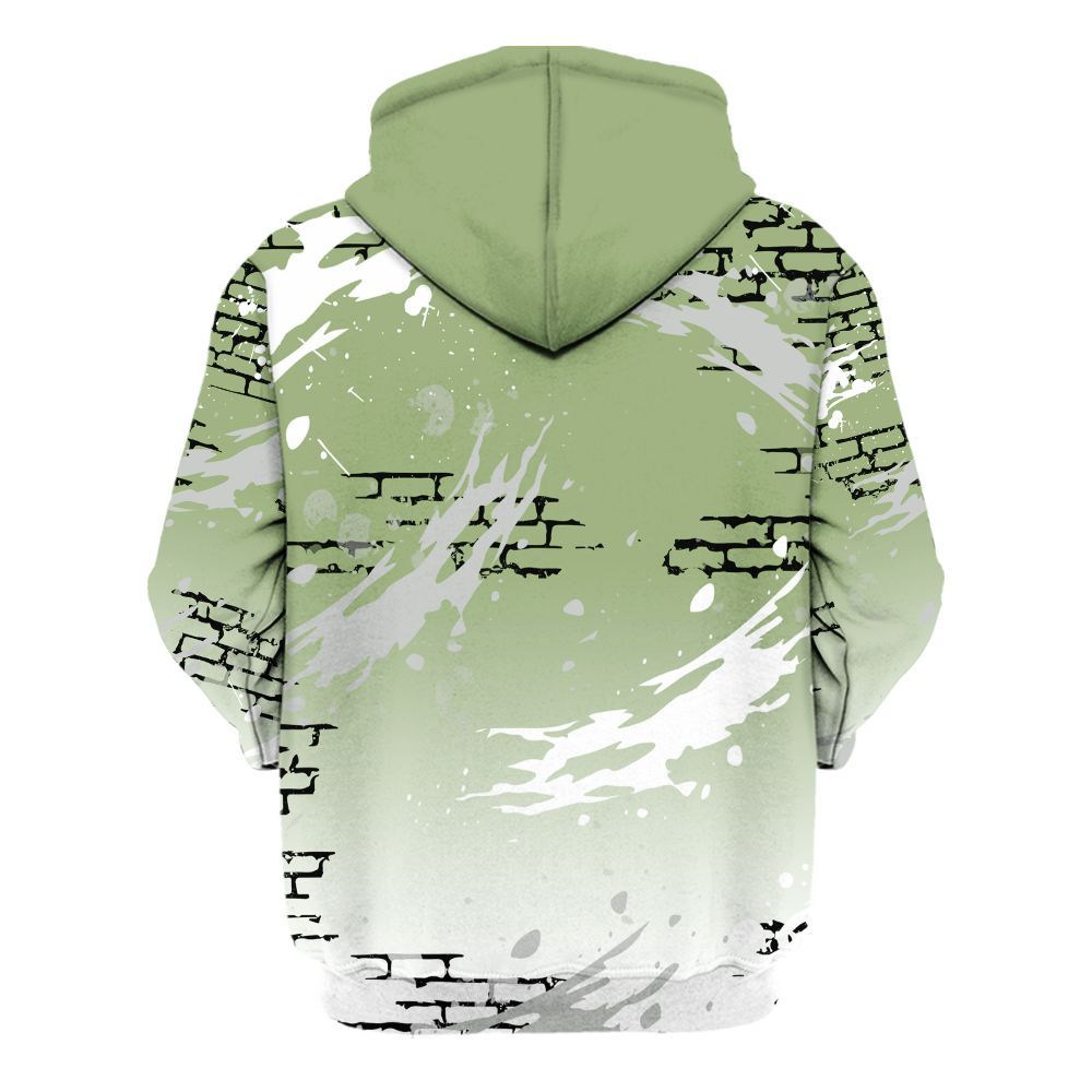 Hoodie To Match Oil Green 4s - Values Of Loyalty Drip All Over Print