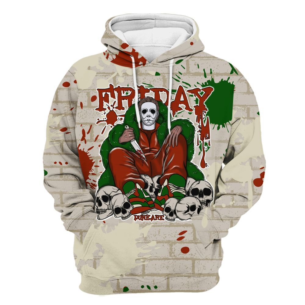 Hoodie To Match El Grito 5s - Friday Brick All Over Print