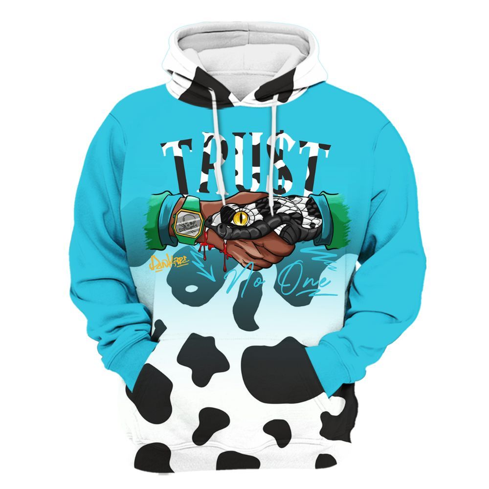 Hoodie To Match Dunk Chunky Dunky - Snake Trust No One Drip All Over Print