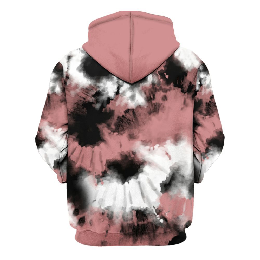 Hoodie To Match Low OG Rust Pink 1s - Tie Dye FK Around Find Out All Over Print