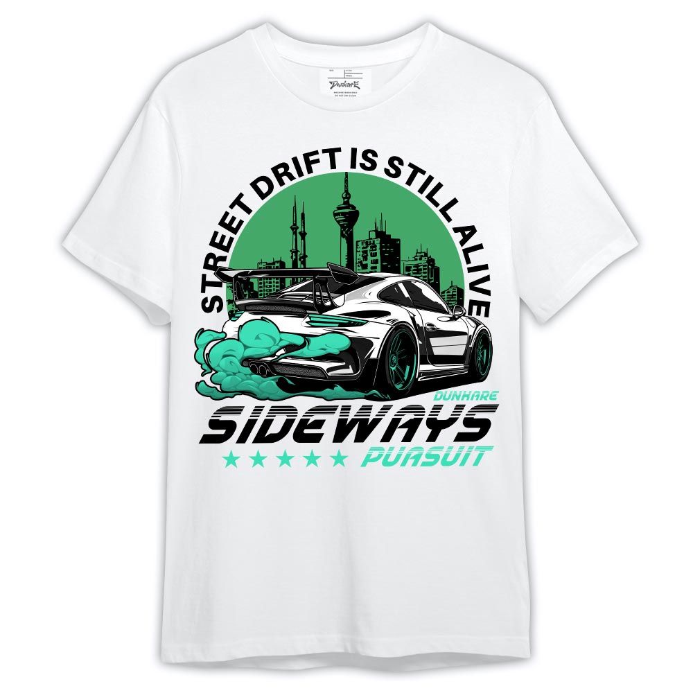 Shirt To Match Shirt Sideways Puasuit, 3 Green Glow T-- To Match Sneaker Black Green Glow 3s Graphic Tee 2404 LTRP