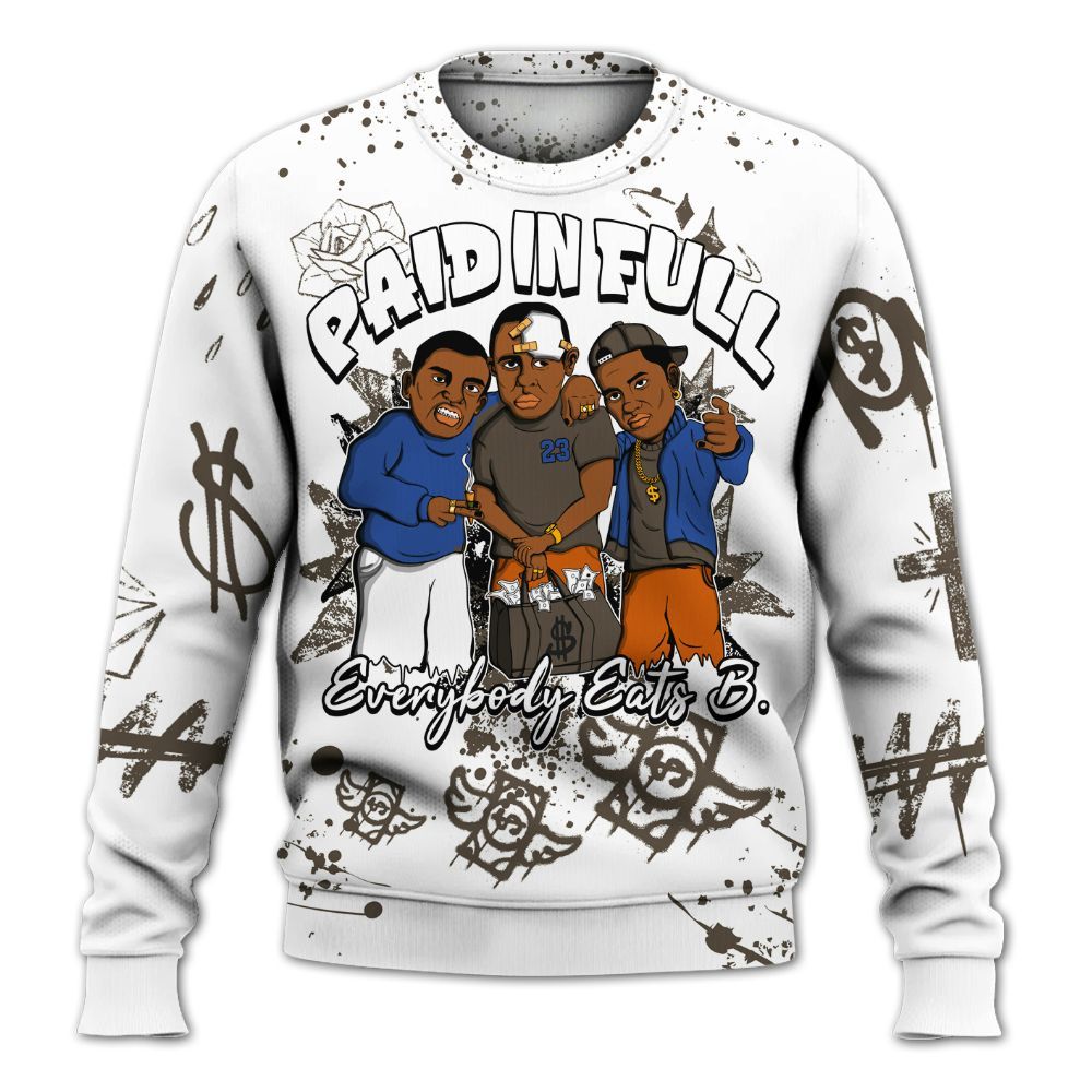 Sweatshirt To Match Palermo GS League - Everybody Paid In Full Crayon All Over Print