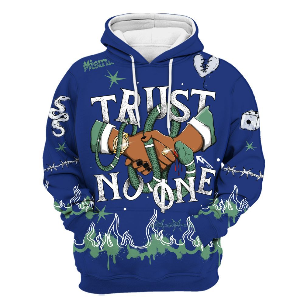 Hoodie To Match Dunk Low Tennis Classic - Trust No One Snake-Bite Doodle Crayon All Over Print
