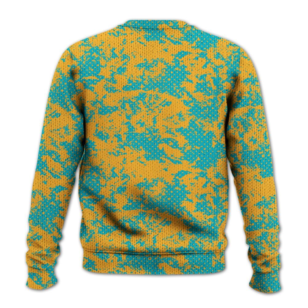 Knitted Sweater To Match Retro Aqua 5s - Show Me The Money Retro