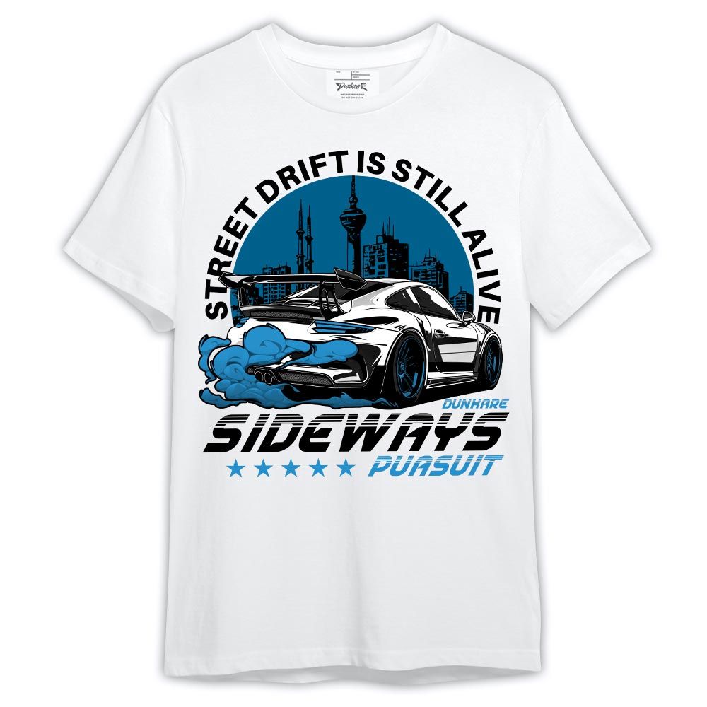 Shirt To Match Shirt Sideways Puasuit, Powder Blue 9s T-- To Match Sneaker Powder Blue 9s Graphic Tee 2404 LTRP