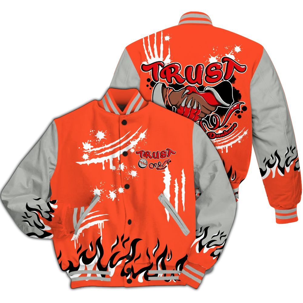 Varsity Jacket To Match Air Max 1 86 Cosmic Clay - Graphic Trust No One All Over Print
