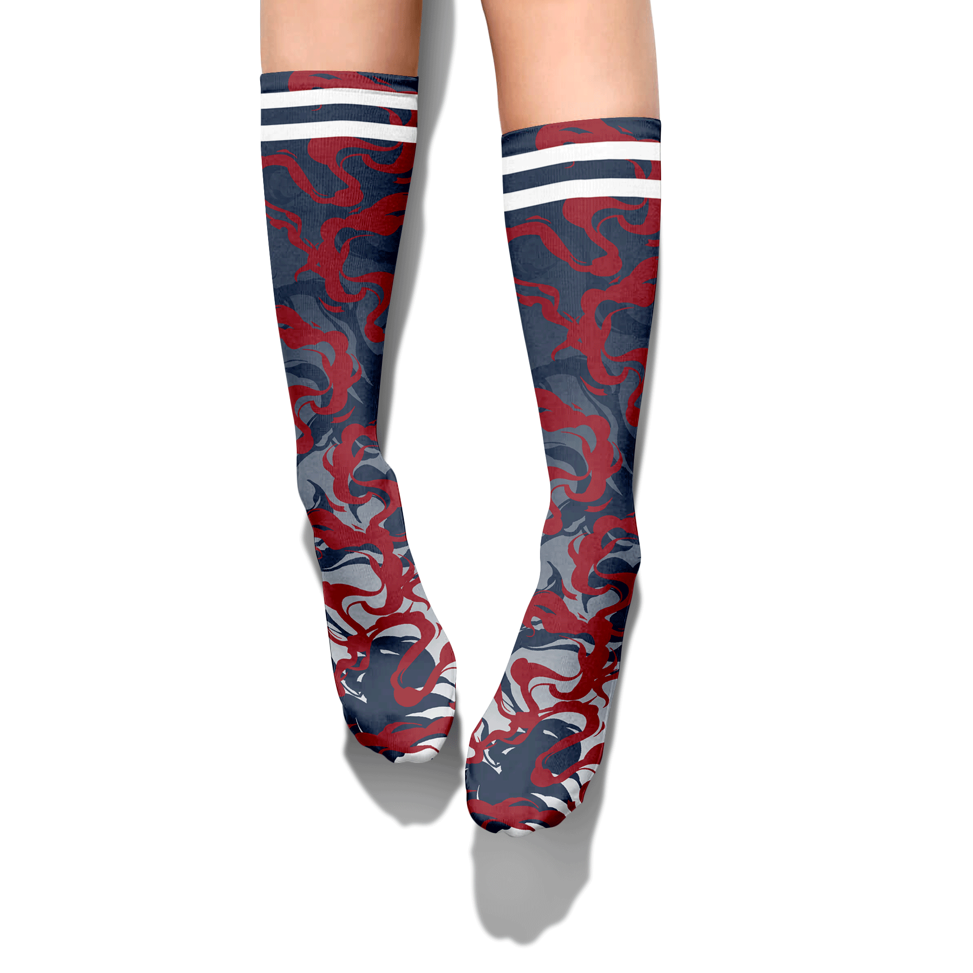 Sock To Match Retro Olympic 6s - Color Smoke Graphic Unisex