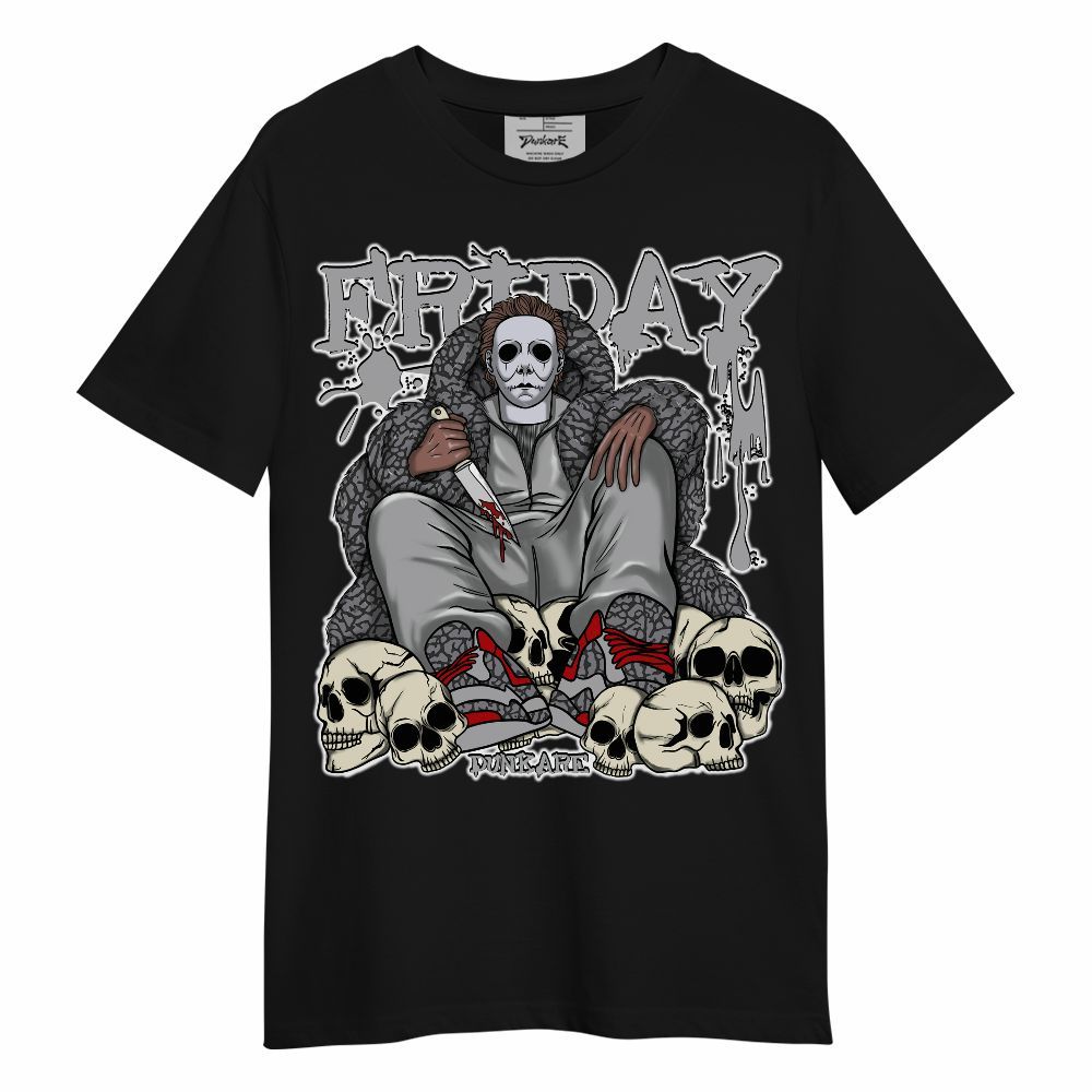 Shirt To Match Cement Grey 3s - Scary Friday Unisex Shirt