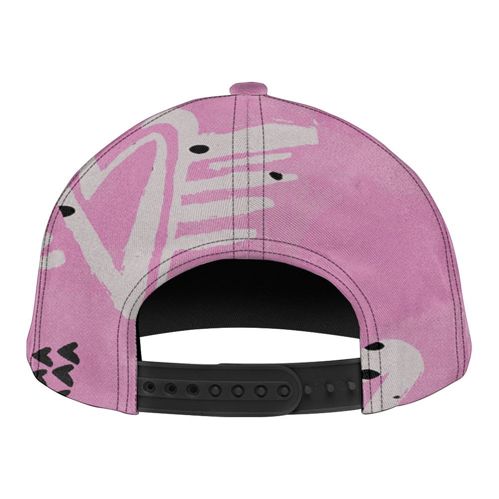 Snapback To Match Neutral Grey Black White Orchid 4s - Skull Love Graphic