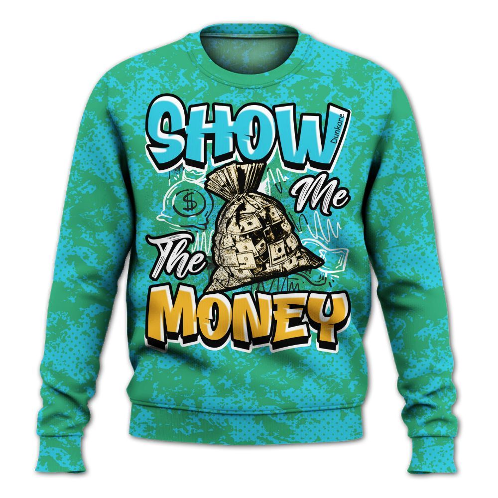 Sweatshirt To Match Dunk Chunky Dunky - Show Me The Money Retro All Over Print