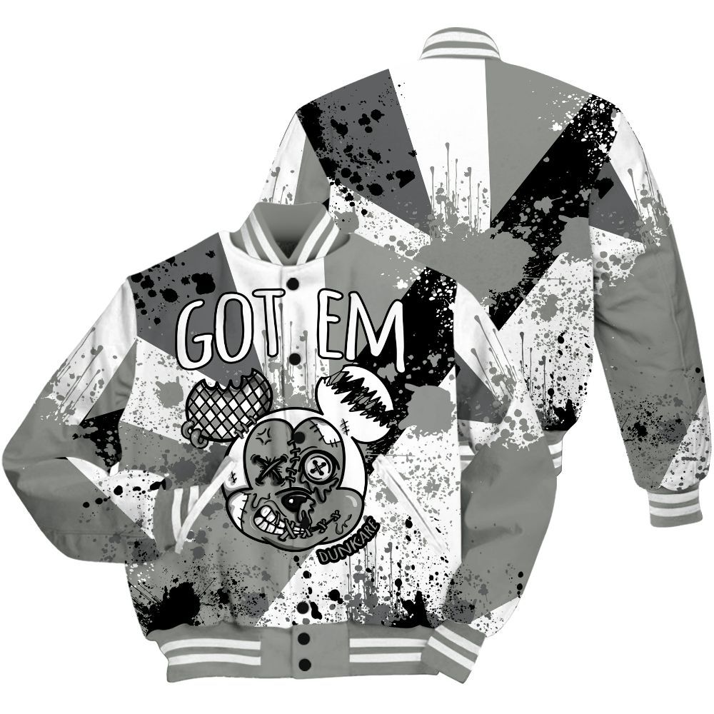 Varsity Jacket To Match Paris Cement Grey 4s Shirt, Got Em Drip All Over Print