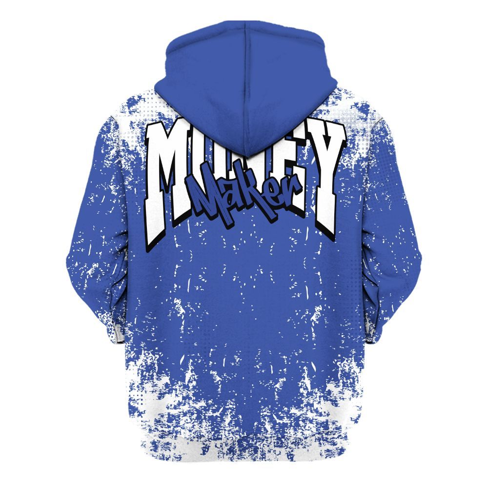 Hoodie To Match Air Griffey Max USA Red White Blue 1s - Move In Silence Money Street Retro All Over Print