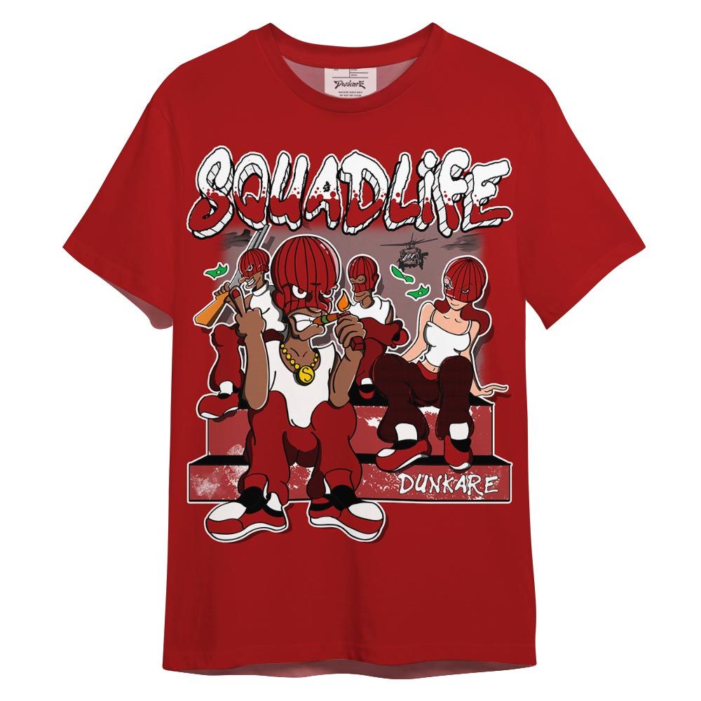 Shirt To Match Red Taxi 12s - Squad Life Shirt 3D Graphic Outfit 0705 LGH