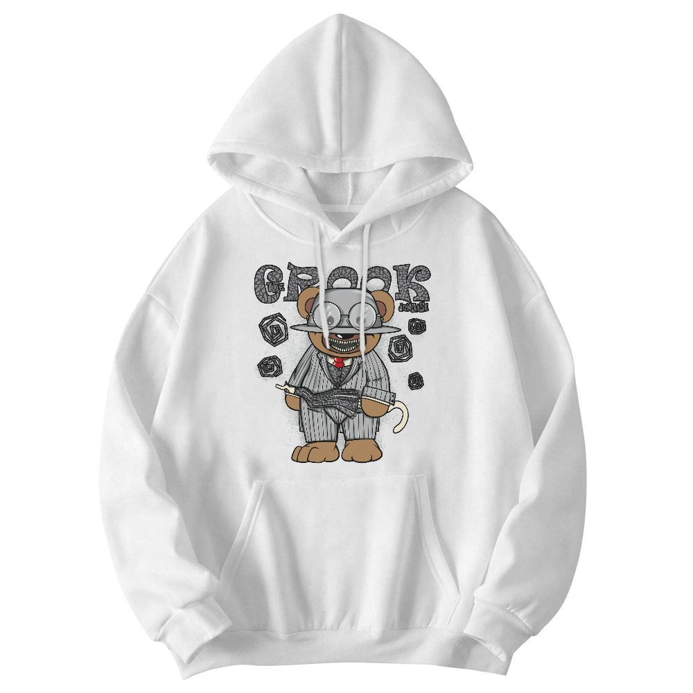 Sweatshirt To Match Cement Grey 3s - Swindler Bear Graphic