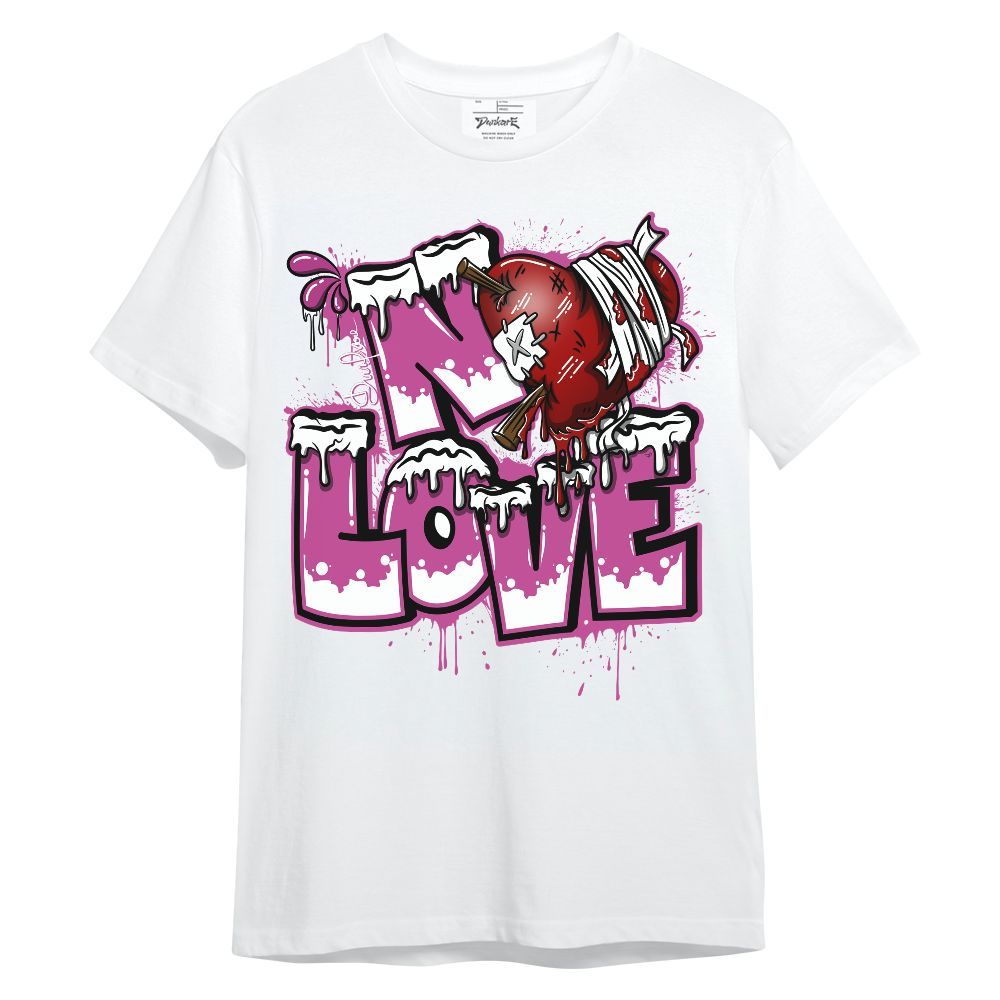 Shirt To Match Dunk Low Active Fuchsia - Drip No Love Streetwear Unisex Shirt